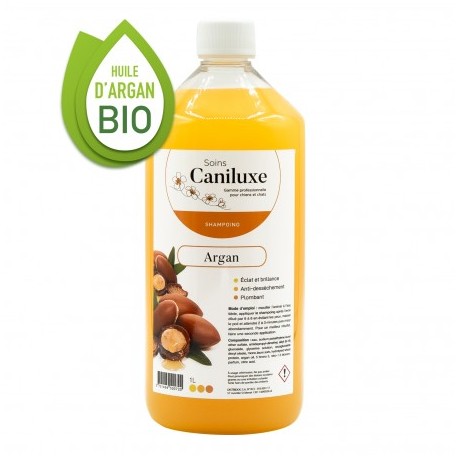 Shampooing CANILUXE à l'huile d'Argan BIO pour chien et chat