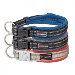 COLLIER REFLECHISSANT pour chien SHIVA couleur gris FREEDOG-DOGFRENCHTOUCH