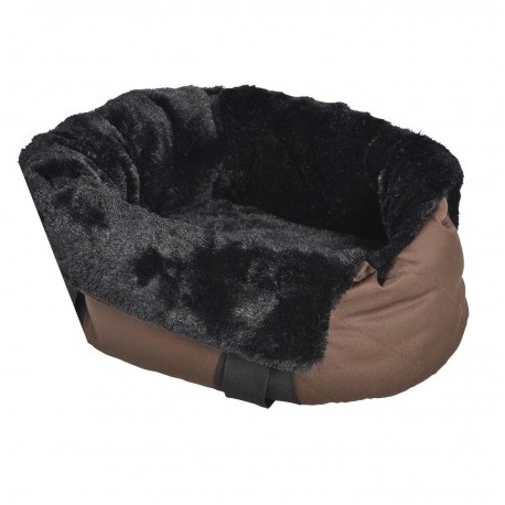 Sac de transport transformable pour chien couleur marron MOELLEUX BOBBY