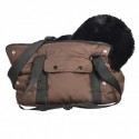 Sac de transport transformable noir MOELLEUX BOBBY