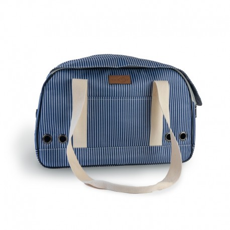 Sac de transport pour chien couleur bleu TENNIS BOBBY