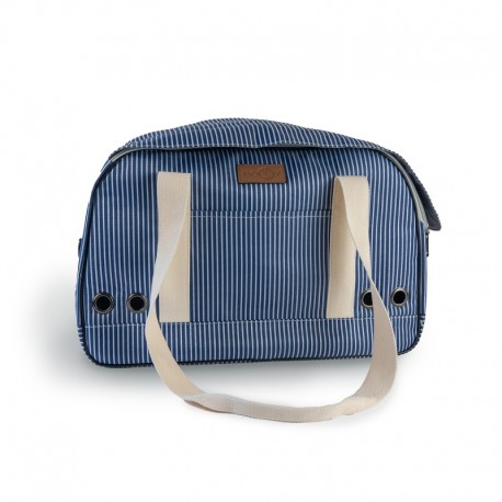 SAC DE TRANSPORT pour chien TENNIS couleur bleu BOBBY-DOGFRENCHTOUCH