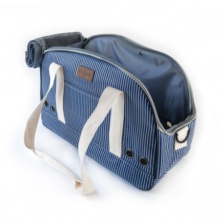 SAC DE TRANSPORT pour chien TENNIS couleur bleu BOBBY-DOGFRENCHTOUCH