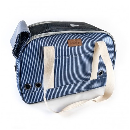 Sac de transport pour chien couleur bleu TENNIS BOBBY