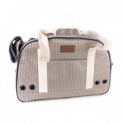 SAC DE TRANSPORT pour chien TENNIS couleur beige BOBBY-DOGFRENCHTOUCH