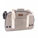 Sac de transport pour chien couleur beige TENNIS BOBBY