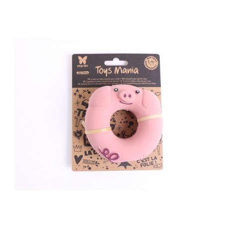 Jouet DONUT sonore Bacon en latex pour chien MARTIN SELLIER