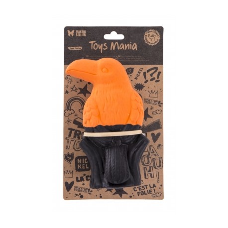 Jouet Collection Oiseaux Toucan orange/noir pour chien MARTIN SELLIER