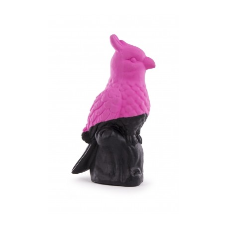 Jouet latex Collection Oiseaux Toucan rose/noir pour chien MARTIN SELLIER