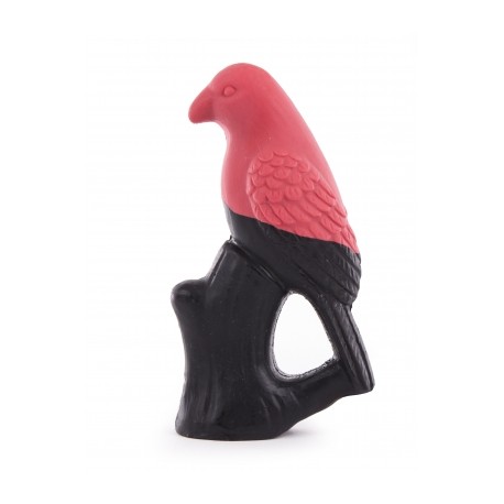 Jouet latex Collection Oiseaux Toucan rose/noir pour chien MARTIN SELLIER