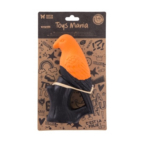 Jouet Collection Oiseaux Rossignol orange/noir pour chien MARTIN SELLIER