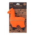 Jouet Collection 4 pattes LAMA orange fluo pour chien MARTIN SELLIER