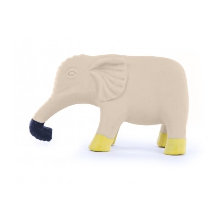 Jouet Collection 4 pattes ELEPHANT jaune/gris pour chien MARTIN SELLIER