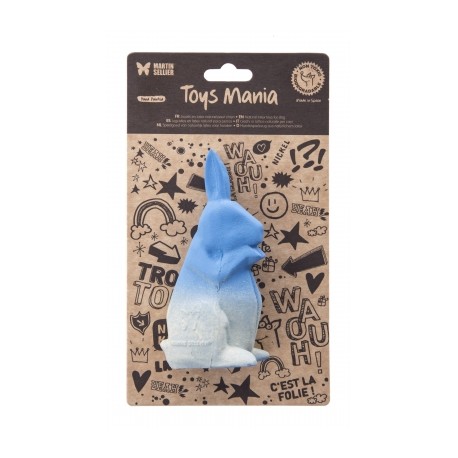Jouet Collection Origami LAPIN bleu pour chien MARTIN SELLIER