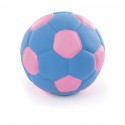 JOUET pour chien BALLE de FOOT en latex bleu/rose MARTIN SELLIER-DOGFRENCHTOUCH
