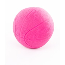 Balle de basket en latex rose pour chien MARTIN SELLIER