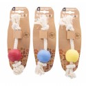 JOUET pour chien RUBB'N'ROPE BALLE CORDE RUBB'N'ROLL