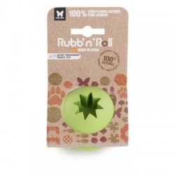 JOUET pour chien RUBB'N'TREATS BALLE distributeur friandises vert 7cm RUBB'N'ROLL-DOGFRENCHTOUCH