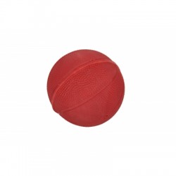 LOT de 12 balles Rubb'N'Roll 6 cm bleu blanc rouge pour chien