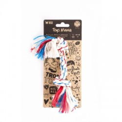 JOUET pour chien CORDE TRICOLORE 18CM MARTIN SELLIER-DOGFRENCHTOUCH