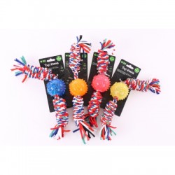Jouets pour petits chiens et chiots LOT de 4 cordes + balle MARTIN SELLIER