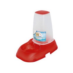 DISTRIBUTEUR CROQUETTES pour chiens et chats 6,5 litres couleur rouge VIVOG