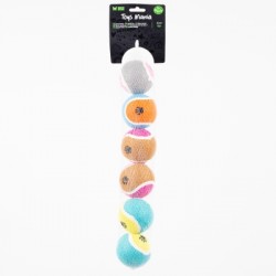JOUETS pour chien LOT DE 4 FILETS de 6 BALLES DE TENNIS MARTIN SELLIER-DOGFRENCHTOUCH
