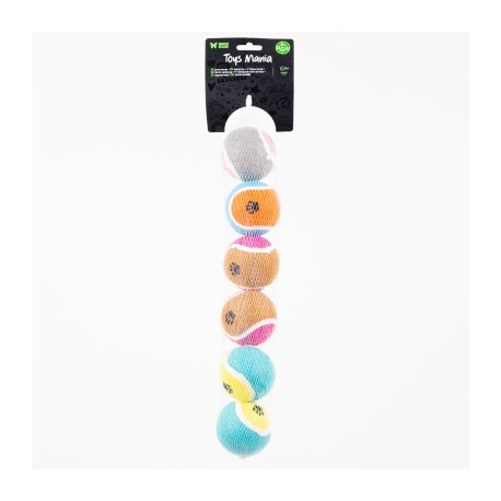 JOUETS pour chien LOT DE 4 FILETS de 6 BALLES DE TENNIS MARTIN SELLIER-DOGFRENCHTOUCH