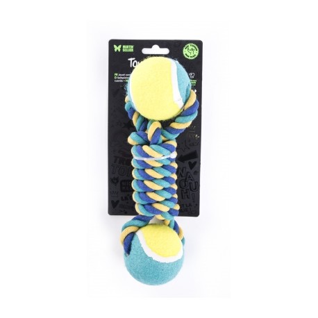 Jouet pour chien Lot de 4 cordes + 2 balles de tennis 25CM MARTIN SELLIER