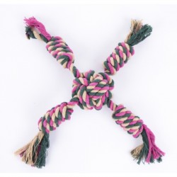 JOUETS pour chien LOT DE 4 CORDES en ETOILE 30CM MARTIN SELLIER-DOGFRENCHTOUCH