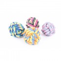JOUETS pour chien LOT DE 4 BALLES coton 7CM MARTIN SELLIER-DOGFRENCHTOUCH