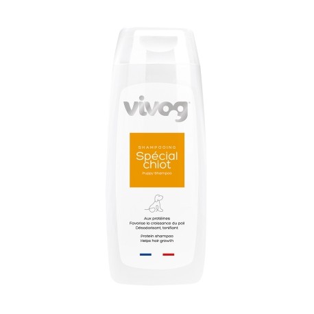 Shampooing professionnel pour chiot  Hydratant et Ultradoux -Vivog