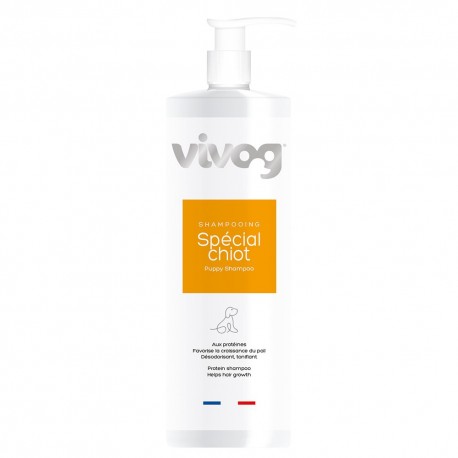 Shampooing professionnel pour chiot  Hydratant et Ultradoux -Vivog