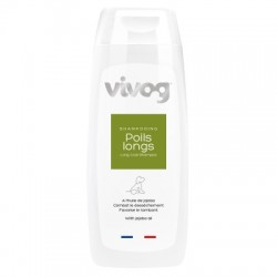 Shampooing professionnel pour chien - Poils longs - Antistatique - Vivog