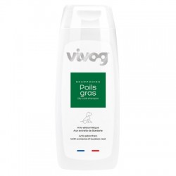 Shampooing professionnel pour chien Poils gras Anti odeurs VIVOG