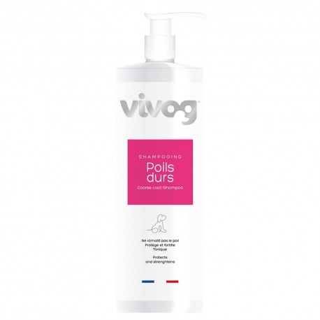 Shampooing professionnel pour chien - Poils durs - Poils secs - Vivog