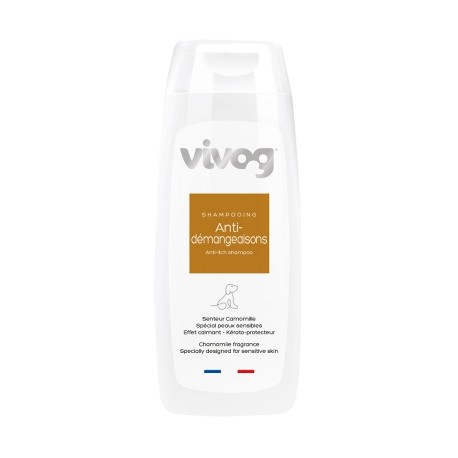 Shampooing professionnel pour chien  anti-démangeaison Vivog