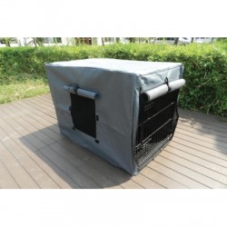 HOUSSE POUR CAGE METAL PLIANTE pour chien long 62,5cm VIVOG-DOGFRENCHTOUCH