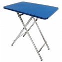Table de toilettage légère pliante Bleu VIVOG