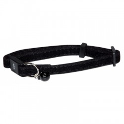 Collier pour chat en feutrine noire VIVOG