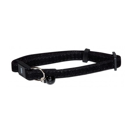 Collier pour chat en feutrine noire VIVOG