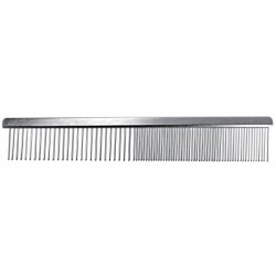 PEIGNE METAL pour chien et chat 13cm DENTS LARGES ET SERREES VIVOG-DOGFRENCHTOUCH