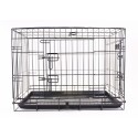 Cage de transport pliante pour chien en métal VIVOG
