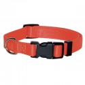 COLLIER pour chien en nylon réglable ORANGE FLUO VIVOG-DOGFRENCHTOUCH