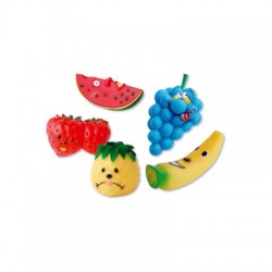 Lot de 5 jouets forme fruits pour chien VIVOG