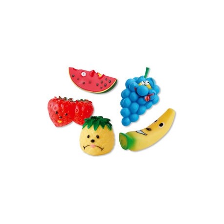 Lot de 5 jouets forme fruits pour chien VIVOG