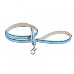 Laisse pour chien PEARLY couleur Azur VIVOG