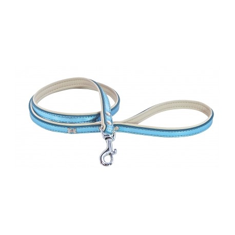 Laisse pour chien PEARLY couleur Azur VIVOG