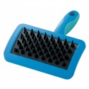 Brosse de Massage Tête pivotante poils longs pour chien et chat VIVOG