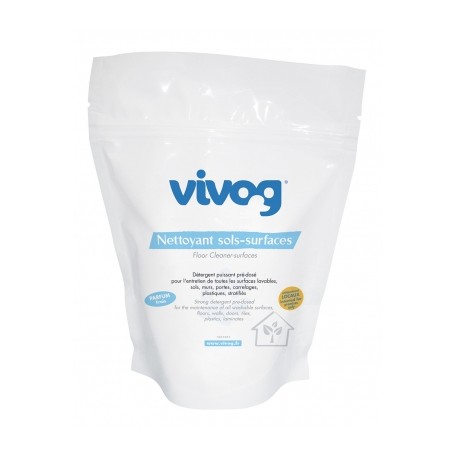 NETTOYANT SOLS SURFACES dégraissant 15 doses VIVOG-DOGFRENCHTOUCH